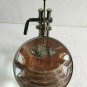 Brass Magnifying Glass on Wooden Stand Vintage Style Desktop Tabletop Magnifier
