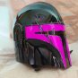 Black pink finish BUCKRABBITS PRINT OF The MANDALORIAN HELMET STAR WARS helmet