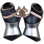 Medieval Armor Suit Gauntlets Gothic Knight Steel Fingerless Gloves SCA LARP