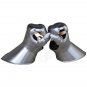 Medieval Armor Suit Gauntlets Gothic Knight Steel Fingerless Gloves SCA LARP