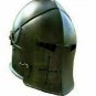 SCA LARP 18GA Medieval Barbuta Helmet /Great Knight Templar Helmet with Stand