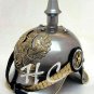 German Prussian Leather PICKELHAUBE Vintage WW1 FR Helmet Cruciform Base