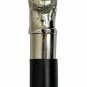Brass Head Handle Harvey Canes Silver Chinese Man Vintage Cane Walking Stick New