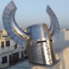 Halloween Medieval Templar Fantasy Warrior Helmet SCA LARP Knight Helmet