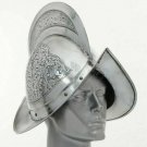 Medieval Conquistador Spanish Boat Helmet Morion Armor Helmet with Display Stand