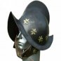 Replica conquistador Spanish Boat Helmet Morion Helmet Leather liner with Stand