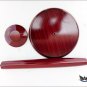 Medieval Wooden Armor Helmet Stand Red Color Wooden Armour Stand For helmet wood
