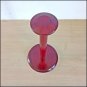 Medieval Wooden Armor Helmet Stand Red Color Wooden Armour Stand For helmet wood
