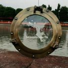 Nautical Antique Brass Porthole 12 inch Ship Boat Window & Wall Porthole Decor