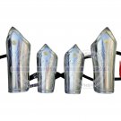 Medieval Leg Greaves Arm Guards And Leg Guards Set Armor Full Wearable Silver