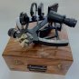 9"Nautical Solid Aluminium Working Navigational Tamaya Sextant With Wooden Box