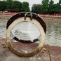 24 inch Canal Boat Porthole Window Glass-Antique Finish Ship Window Wall Window