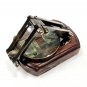 Desktop Magnifying Glass, Nautical Magnifier w/Wooden Stand Movable Lens, Gift