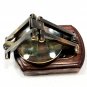 Desktop Magnifying Glass, Nautical Magnifier w/Wooden Stand Movable Lens, Gift
