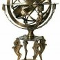18" Solid Brass Armillary Sphere Vintage Nautical Astrolabe Globe Nautical Decor