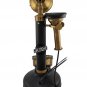 Vintage Candlestick Phone Brass Telephone Wired Landline Rotary Dial Home Decor.