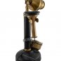Vintage Candlestick Phone Brass Telephone Wired Landline Rotary Dial Home Decor.