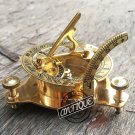 Vintage London west maritime antique SUNDIAL COMPASS brass nautical Compass