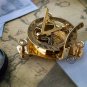 Vintage London west maritime antique SUNDIAL COMPASS brass nautical Compass