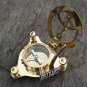 Vintage London west maritime antique SUNDIAL COMPASS brass nautical Compass