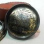 Vintage Nautical Brass Stanley London 1885 Compass With Leather Box