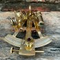 4" Collectible Antique Nautical Brass Sextant Working Vintage Navy Maritime Gift