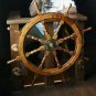 36"big Pirates wonderful home decor Wheel wooden captain Antique Ship Teak wheel