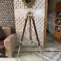 Brass Antique Searchlight Large Sealight Floor Tripod Light Spotlight Maritime