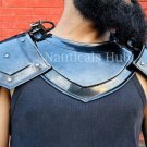 Medieval Armor shoulder with neck Guard ~ Knight Shoulder Steel Larp protection