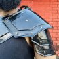 Medieval Armor shoulder with neck Guard ~ Knight Shoulder Steel Larp protection