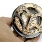 Copper SUNDIAL WITH COMPASS NAUTICAL VINTAGE SUN CLOCK WATCH Christmas Gift item