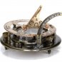 Copper SUNDIAL WITH COMPASS NAUTICAL VINTAGE SUN CLOCK WATCH Christmas Gift item