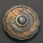 Medieval Warrior Wooden Viking Shield Round Shield Dragon Face Viking Shield