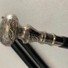 Unique Solid Brass Knob Head Handle Victorian Wooden Walking Stick Cane Antique Unique Solid Brass Knob Head Handle Victorian Wooden Walking Stick Cane Antique