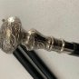 Unique Solid Brass Knob Head Handle Victorian Wooden Walking Stick Cane Antique