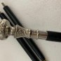 Unique Solid Brass Knob Head Handle Victorian Wooden Walking Stick Cane Antique