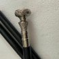 Unique Solid Brass Knob Head Handle Victorian Wooden Walking Stick Cane Antique