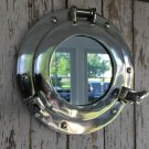 12"chrome Porthole Mirror Nautical Maritime Wall Decorative Ship Cabin Window 12"chrome Porthole Mirror Nautical Maritime Wall Decorative Ship Cabin Window