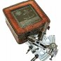 RARE NEW Brass Sextant Nautical Antique Marine Vintage Sextant with Leather Box