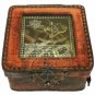 RARE NEW Brass Sextant Nautical Antique Marine Vintage Sextant with Leather Box