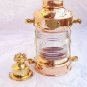 Lamp Copper & Brass Anchor Oil Lamp Maritime Ship Lantern Boat Light 10"