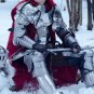 Halloween Medieval Knight Combat Armor Suit, Crusader larp Wearable Armor Suit
