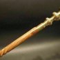 Victorian Walking Stick Antique Brass Knob Handle Wooden Cane Nautical Deco Gift