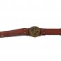 Antique Steampunk SUNDIAL Wrist Brass Compass & Sundial-Watch With Leather Strap