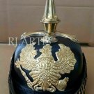 Leather Prussian Vintage Imperial German Officer’s Pickelhaube Helmet Militaria Leather Prussian Vintage Imperial German Officer’s Pickelhaube Helmet Militaria