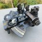 Collectible Antique Nautical Brass Working German Marine Sextant w/ Wooden Box