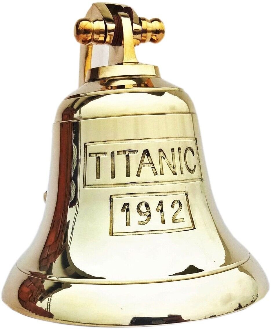 Victorian Nautical Brass Ship Bell Titanic Bell 1912 London Hanging