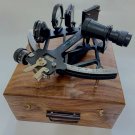 Nautical 9" Solid Aluminium Tamaya Sextant with Wooden Box Working Navigational Nautical 9" Solid Aluminium Tamaya Sextant with Wooden Box Working Navigational