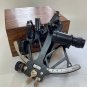 Nautical 9" Solid Aluminium Tamaya Sextant with Wooden Box Working Navigational