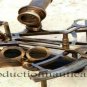 Maritime Working Sextant KELVIN & HUGHES Nautical Solid Brass Astrolabe Sextant